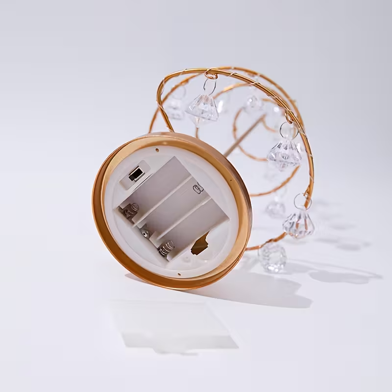 Crystal pendant night light