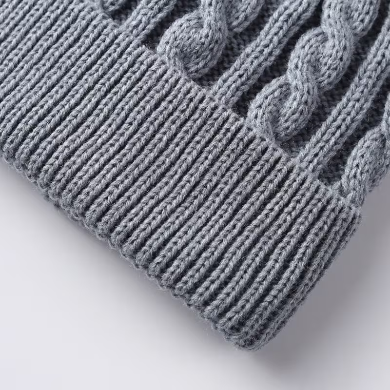 3-piece adult thermal set - winter hat, scarf, and gloves.