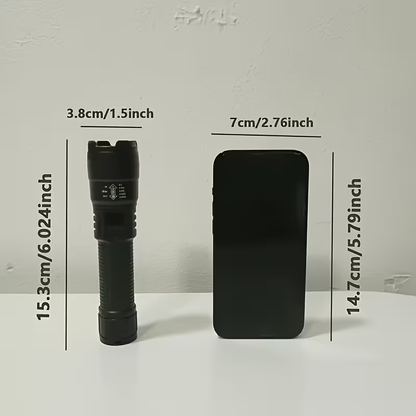 Set of 2 Rechargeable LED Torches