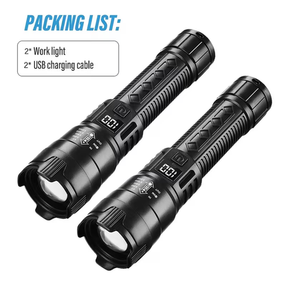 Set of 2 Rechargeable LED Torches
