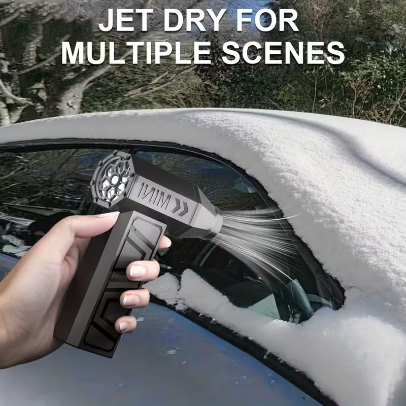 Turbocharged jet wireless snow blower