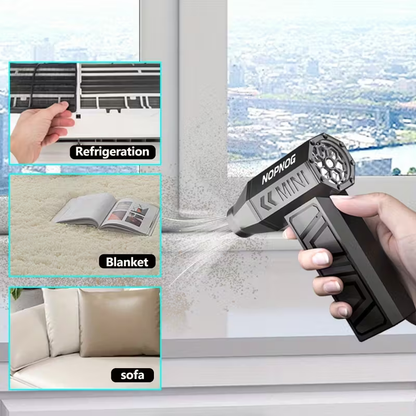 Turbocharged jet wireless snow blower