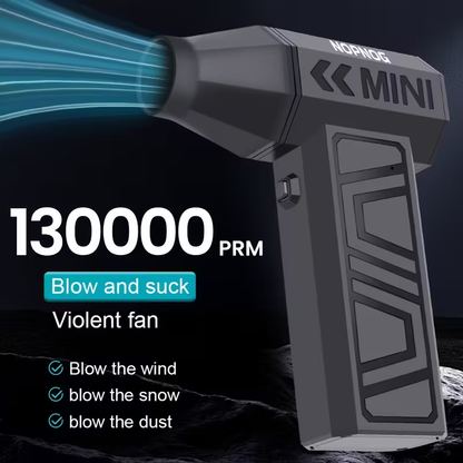 Turbocharged jet wireless snow blower