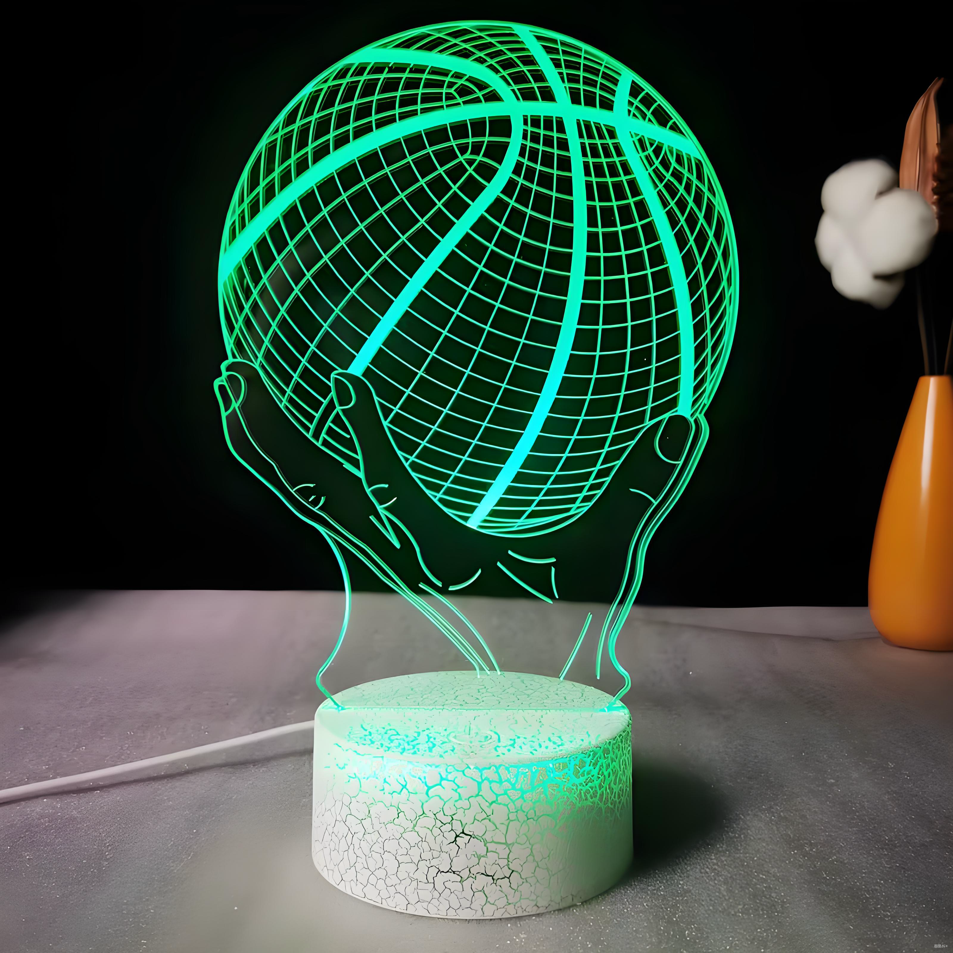 Basketball 3D Creative Desk Lamp