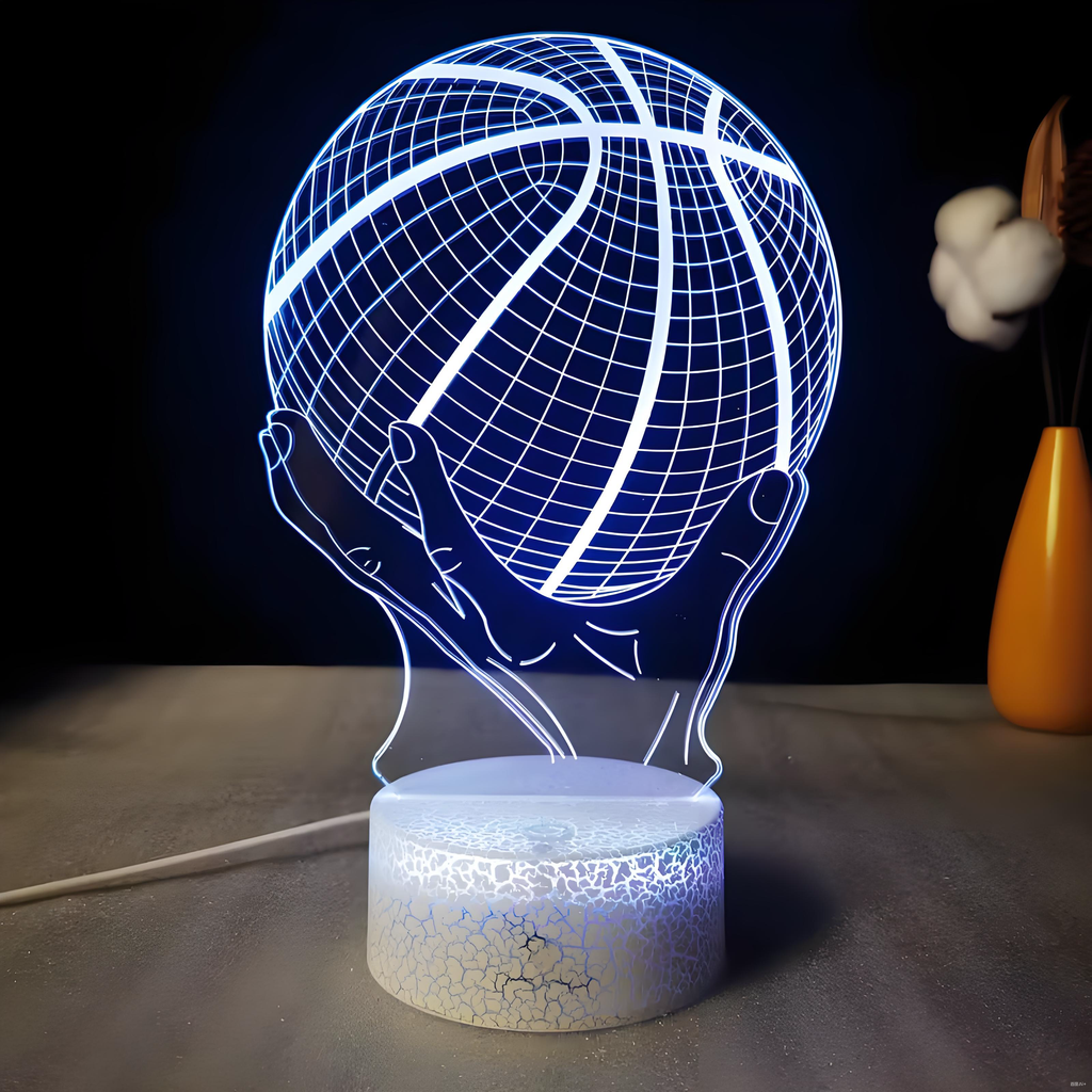Basketball 3D Creative Desk Lamp