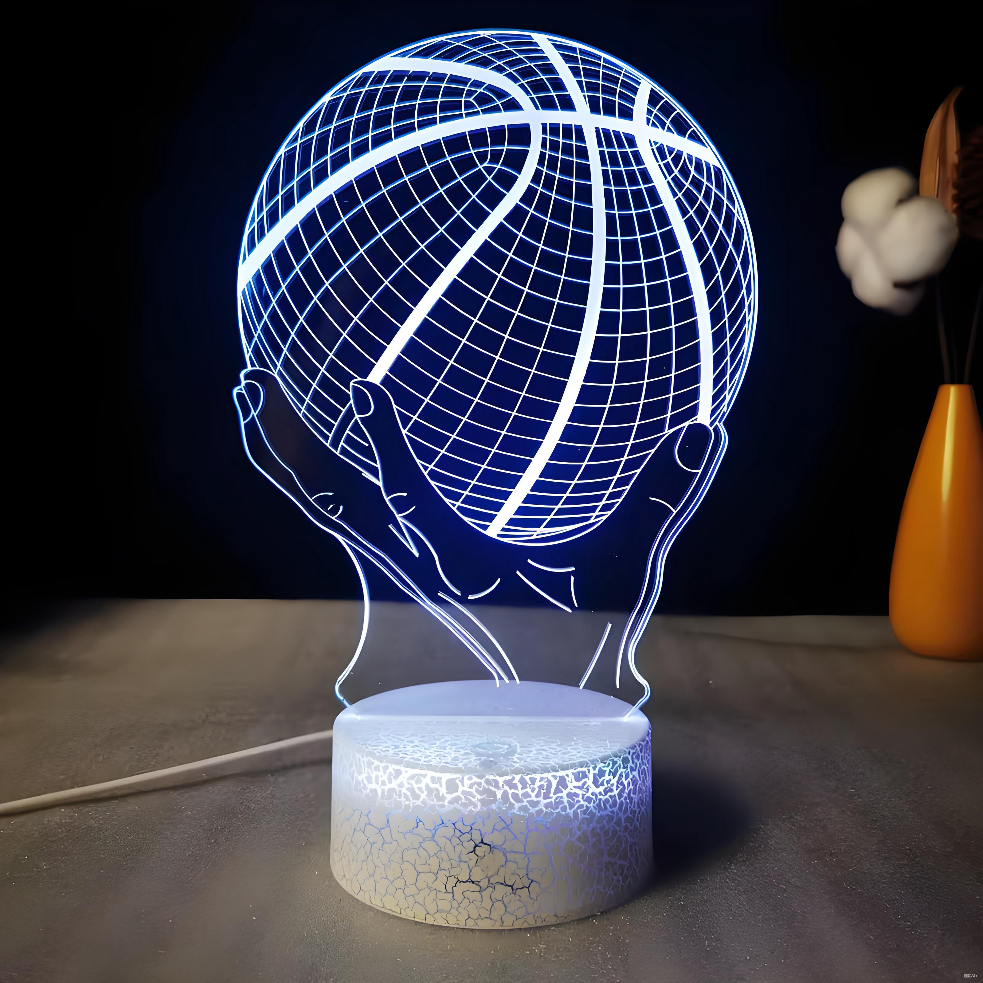 Basketball 3D Creative Desk Lamp