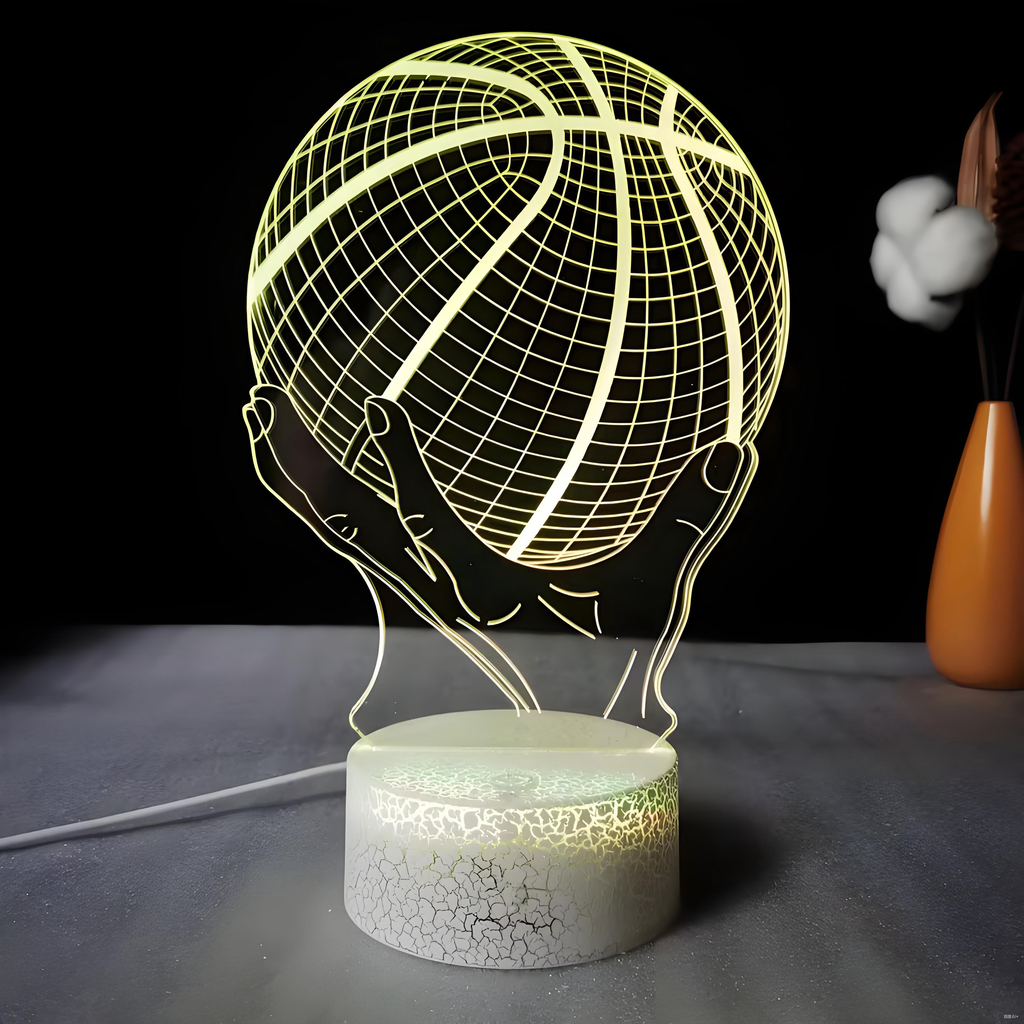 Basketball 3D Creative Desk Lamp