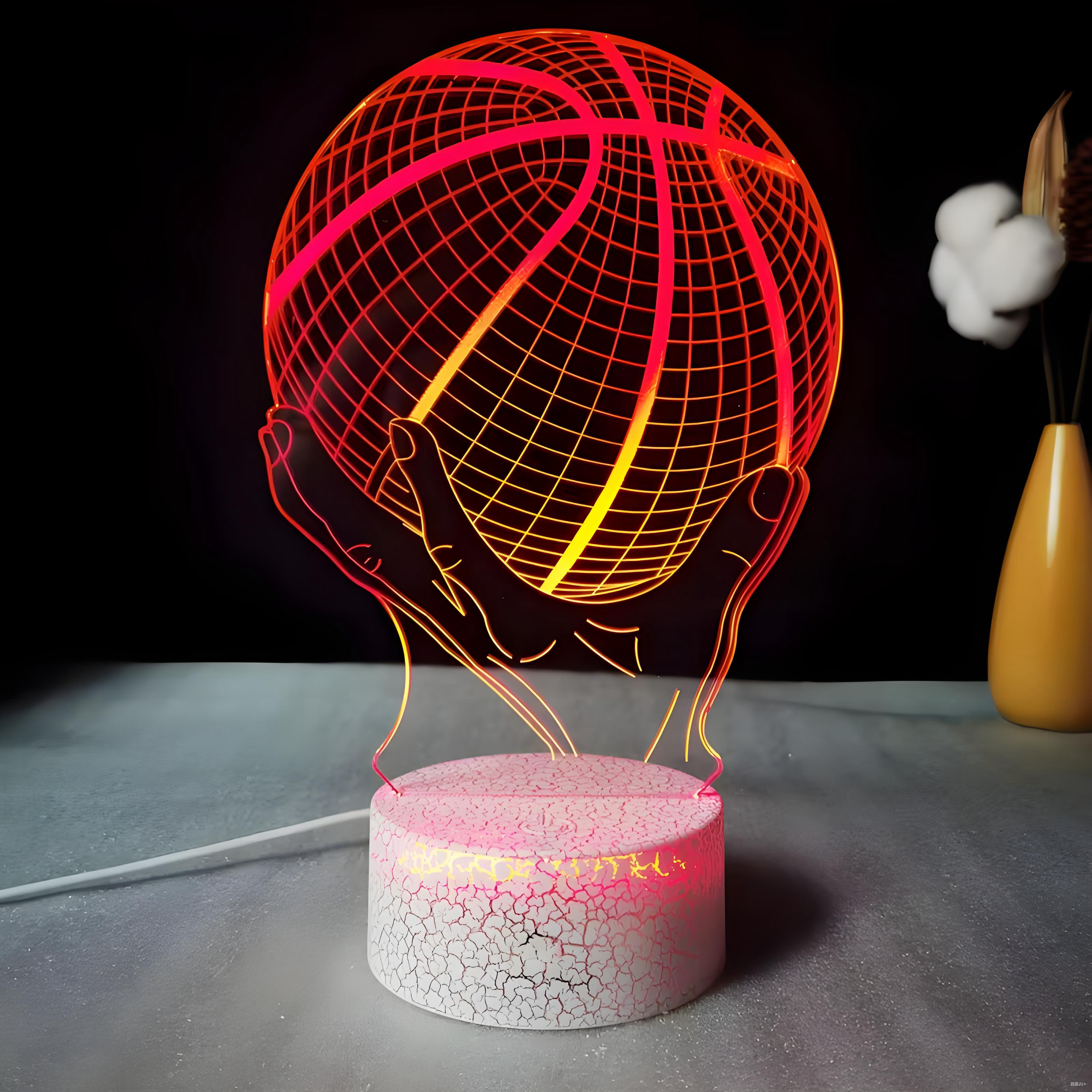 Basketball 3D Creative Desk Lamp
