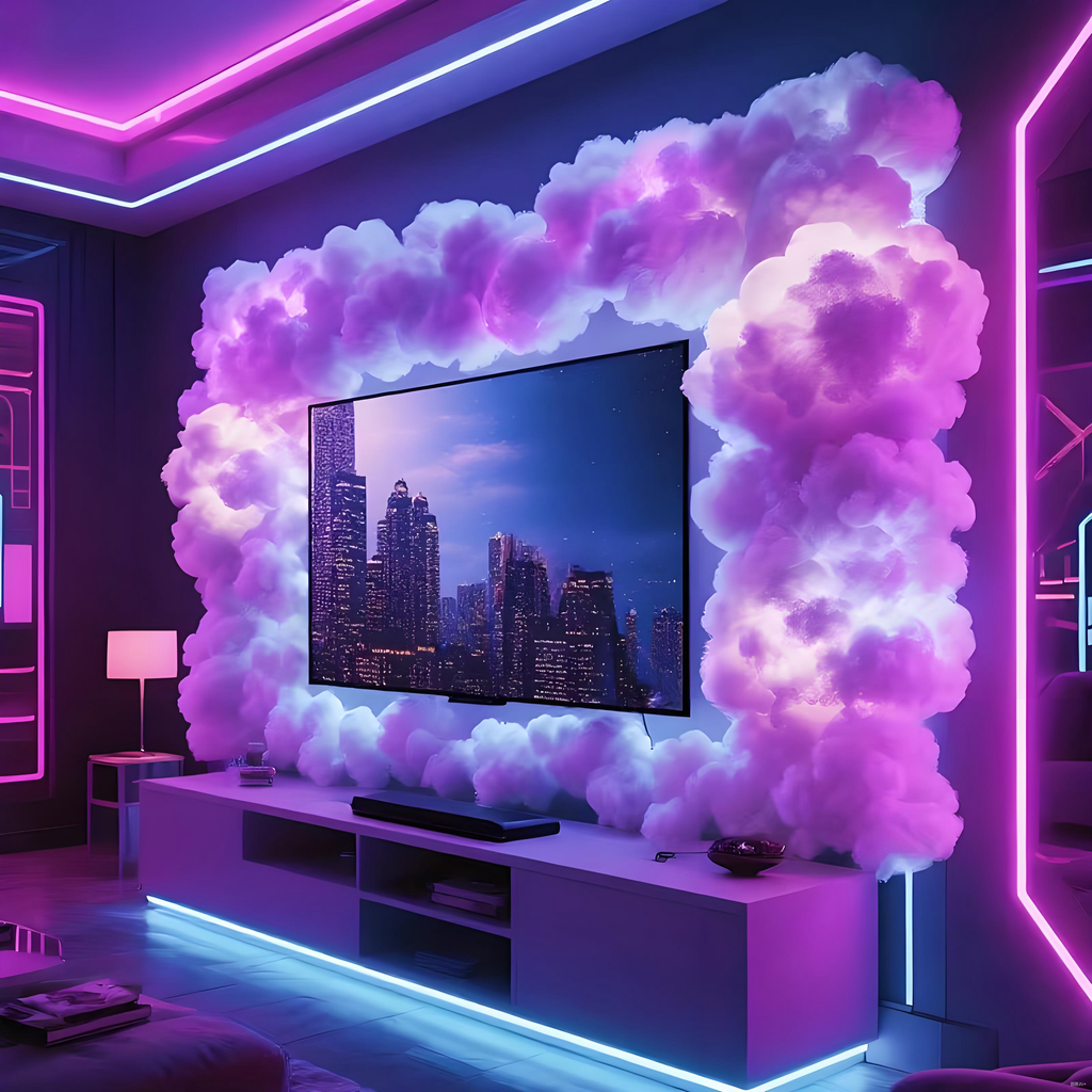 DIY Cloud Creative Night Light