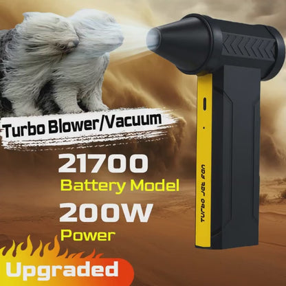 Turbocharged jet wireless snow blower