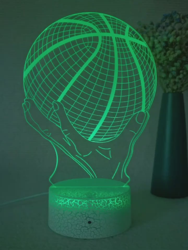 Basketball 3D Creative Desk Lamp